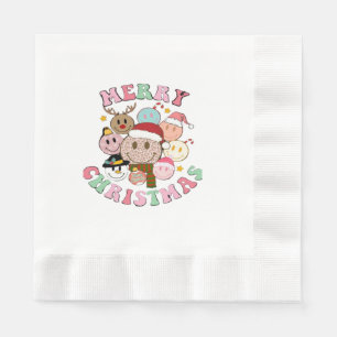 Serviette En Papier Joyeux Noël 