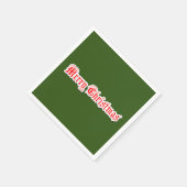 Serviette En Papier Joyeux Noël (Coin)