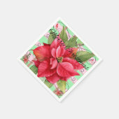 Serviette En Papier Joyeux Noël (Coin)