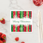 Serviette En Papier Joyeux Noël (En situation)