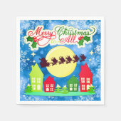 Serviette En Papier Joyeux Noël à tous (Devant)