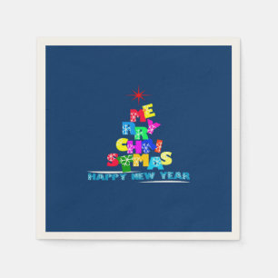Serviette En Papier Joyeux Noël Bonne année