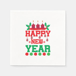 Serviette En Papier Joyeux Noël Bonne année
