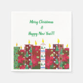 Serviette En Papier Joyeux Noël< Bonne année (Devant)