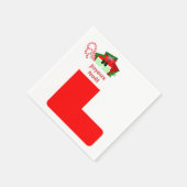 Serviette En Papier Joyeux Noël Cocktail Napkins (Coin)