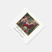 Serviette En Papier Joyeux Noël et Bonne année Papier Napkins (Coin)