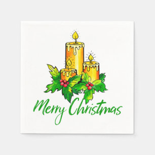 Serviette En Papier Joyeux Noël Et Bonne Nouvel An Serviettes