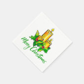 Serviette En Papier Joyeux Noël Et Bonne Nouvel An Serviettes (Coin)