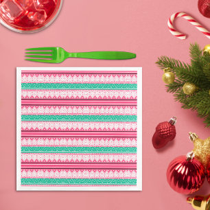 Serviette En Papier Joyeux Noël et pull moche