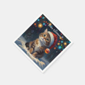 Serviette En Papier Joyeux Noël festif (Coin)