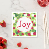 Serviette En Papier Joyeux Noël Fête Napkins (En situation)