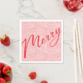 Serviette En Papier Joyeux Noël Joyeux Noël Joyeux Fun Main Fun (En situation)