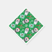 Serviette En Papier Joyeux Noël Koala Mignon (Coin)