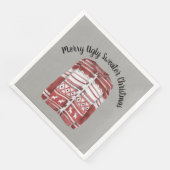 Serviette En Papier Joyeux Noël moche (Coin)