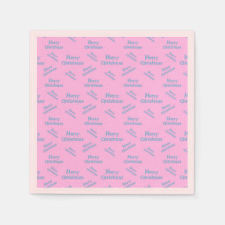 Serviette En Papier Joyeux Noël moderne conçu