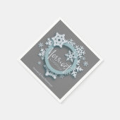 Serviette En Papier Joyeux Noël moderne Style de vacances (Coin)