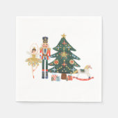 Serviette En Papier Joyeux Noël Nutcracker Ballet (Devant)