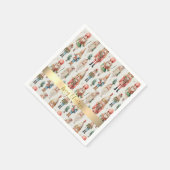 Serviette En Papier Joyeux Noël Nutcracker Holiday (Coin)