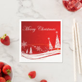 Serviette En Papier Joyeux Noël Papier Napkins (En situation)