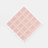 Serviette En Papier Joyeux Noël Retro (Coin)