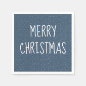 Serviette En Papier Joyeux Noël sur les étoiles (Devant)