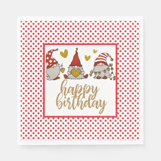 Serviette En Papier Joyeux Nouvel An (Devant)