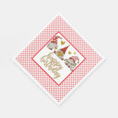 Serviette En Papier Joyeux Nouvel An (Coin)