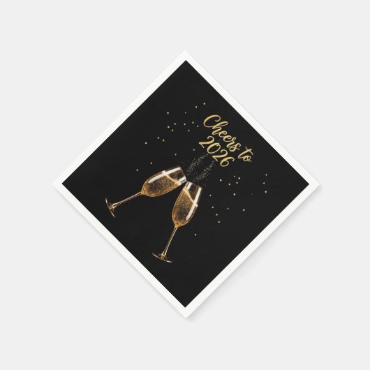 Serviette En Papier Joyeux Nouvel An 2026 de la fête Napkins (Coin)