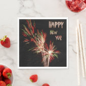 Serviette En Papier Joyeux Nouvel An Fireworks Papier serviettes (En situation)