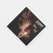 Serviette En Papier Joyeux Nouvel An Fireworks Papier serviettes (Coin)