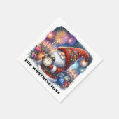 Serviette En Papier Joyeux Nouvel An Gnome Napkins (Coin)