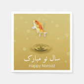 Serviette En Papier Joyeux Nouvel An persan Norooz Fish (Devant)