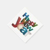 Serviette En Papier Joyeux Nouvel An serviettes (Coin)