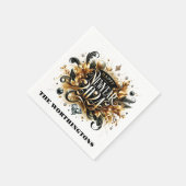 Serviette En Papier Joyeux Nouvel An serviettes (Coin)