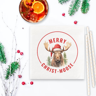 Serviette En Papier Joyeux orignal de Noël