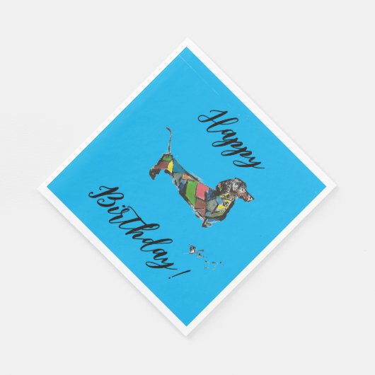 Serviette En Papier Joyeux papier d'anniversaire Napkin (Coin)