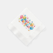 Serviette En Papier Joyeux papier d'anniversaire Napkin (Coin)