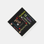 Serviette En Papier Joyeux papier d'anniversaire Napkins Victoria (Coin)