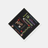 Serviette En Papier Joyeux papier d'anniversaire serviettes Benjamin (Coin)