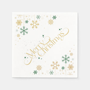 Serviette En Papier Joyeux papier de Noël Napkin