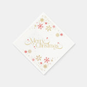 Serviette En Papier Joyeux papier de Noël Napkin (Coin)