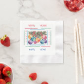 Serviette En Papier Joyeux papier domestique Napkin (En situation)