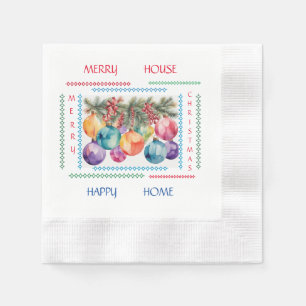 Serviette En Papier Joyeux papier domestique Napkin