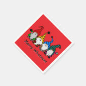 Serviette En Papier Joyeux Papier Elfes Napkin (Coin)