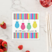 Serviette En Papier Joyeux Pâques (En situation)