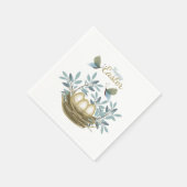 Serviette En Papier Joyeux Pâques (Coin)