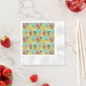 Serviette En Papier Joyeux Pâques (En situation)