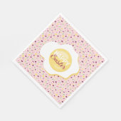 Serviette En Papier Joyeux Pâques. (Coin)