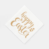 Serviette En Papier Joyeux Pâques (Coin)