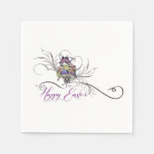 Serviette En Papier Joyeux Pâques (Devant)